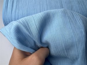 Crepet viscose - smuk pastel blå